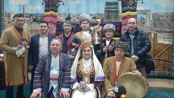 Артисты хорезмского народного театра кукол Джайхун - Sputnik Узбекистан