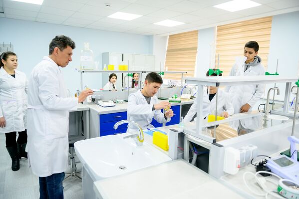 Наиболее успевающие студенты второго курса уже сейчас подключаются к научно-исследовательской деятельности. - Sputnik Узбекистан