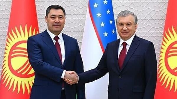 Shavkat Mirziyoyev vstretilsya s prezidentom Kirgizstana Sadirom Japarovim. - Sputnik O‘zbekiston