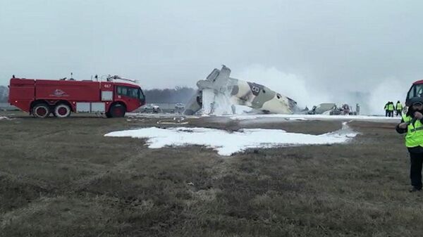 Военный самолет Ан-26 потерпел крушение под Алматы - Sputnik Узбекистан