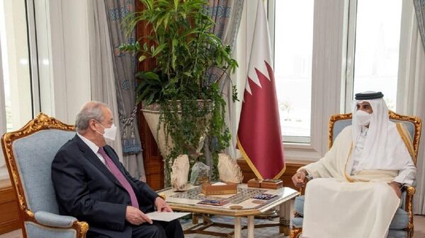 Абдулазиз Камилов в Дохе встретился с эмиром Катара шейхом Тамимом бин Хамадом Аль Тани - Sputnik Ўзбекистон