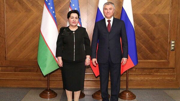 Председатель ГД встретился с Председателем Сената Узбекистана - Sputnik Ўзбекистон