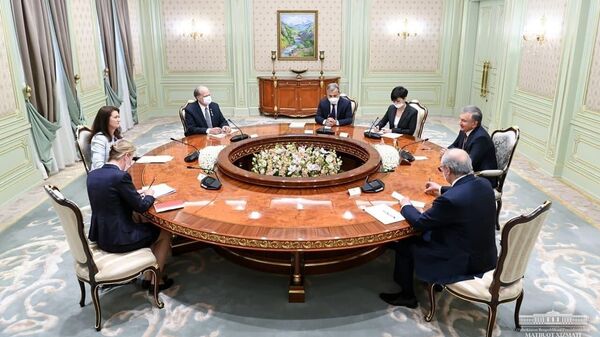 Президент Узбекистана принял действующего председателя ОБСЕ, министра иностранных дел Швеции Анн Линде - Sputnik Ўзбекистон