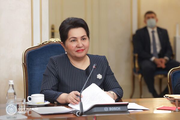 Танзила Нарбаева во время визита в Россию в 2021 году. - Sputnik Узбекистан