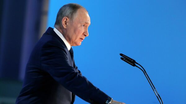 Ежегодное послание президента РФ Федеральному Собранию - Sputnik Узбекистан