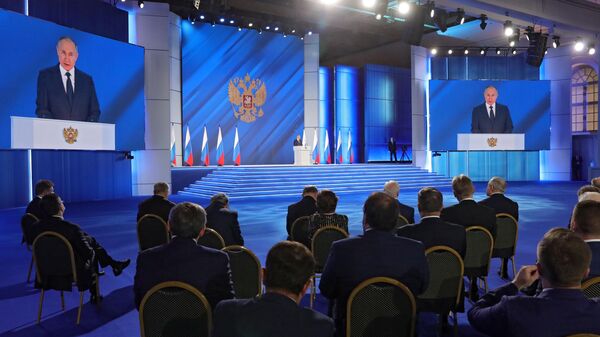 Ежегодное послание президента РФ Федеральному Собранию - Sputnik Узбекистан