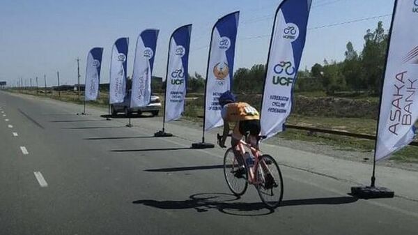 Чемпионат по шоссейном велоспорту в Джизаке  - Sputnik Узбекистан