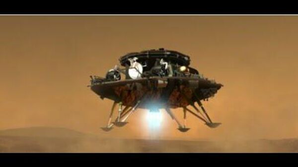 Posadka kitayskogo marsoxoda Chjujun na Mars  - Sputnik O‘zbekiston