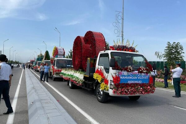 Международный фестиваль цветов в Намангане - Sputnik Ўзбекистон