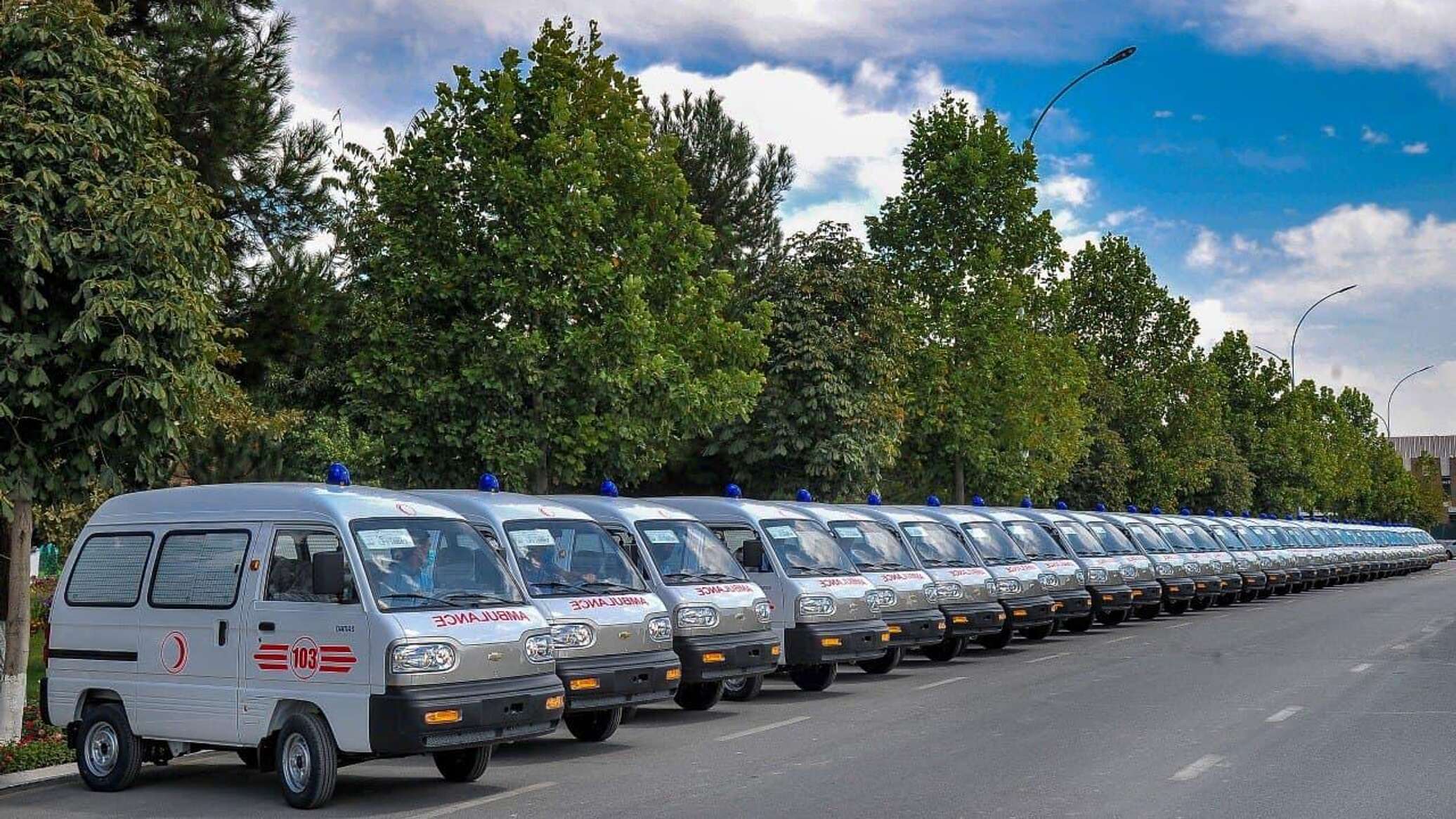 Машина скорой помощи в Узбекистане