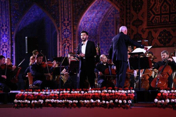 Blagotvoritelniy konsert orkestra Nas. filarmonii RF v Samarkande - Sputnik O‘zbekiston
