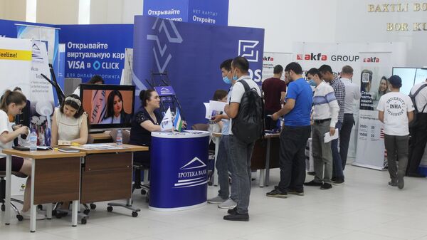 Ярмарка вакансий JobFest 2021 для студентов всех вузов по направлению IT в Университете Инха в Ташкенте - Sputnik Узбекистан