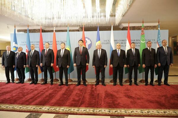 Участники очередного заседания Совета глав правительств СНГ - Sputnik Узбекистан