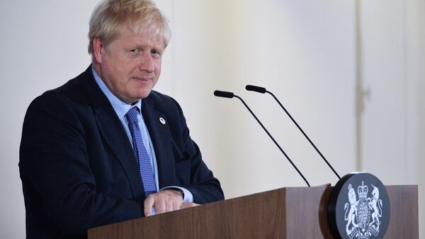 Премьер-министр Великобритании Борис Джонсон  - Sputnik Узбекистан
