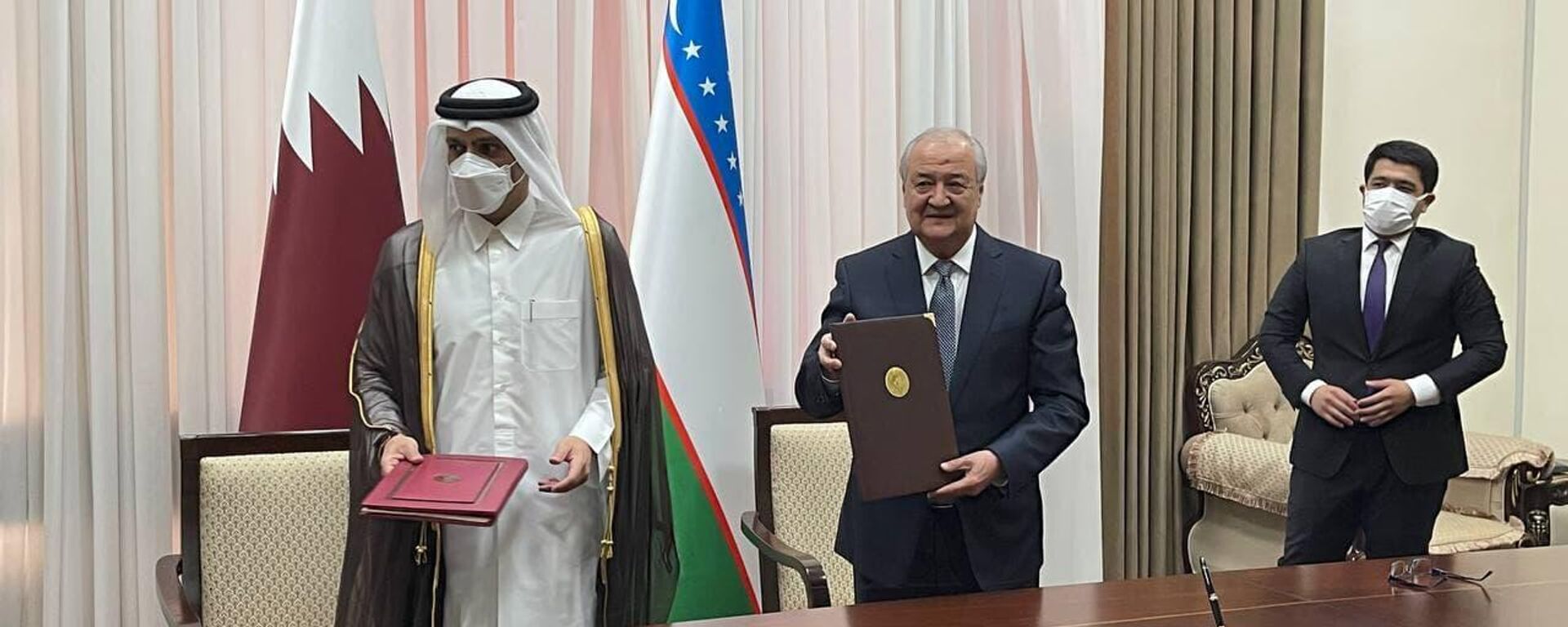 Узбекистан и Катар подписали соглашение о воздушном сообщении - Sputnik Ўзбекистон, 1920, 09.06.2021