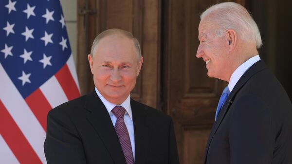 Встреча президентов России и США В. Путина и Дж. Байдена в Женеве - Sputnik Ўзбекистон
