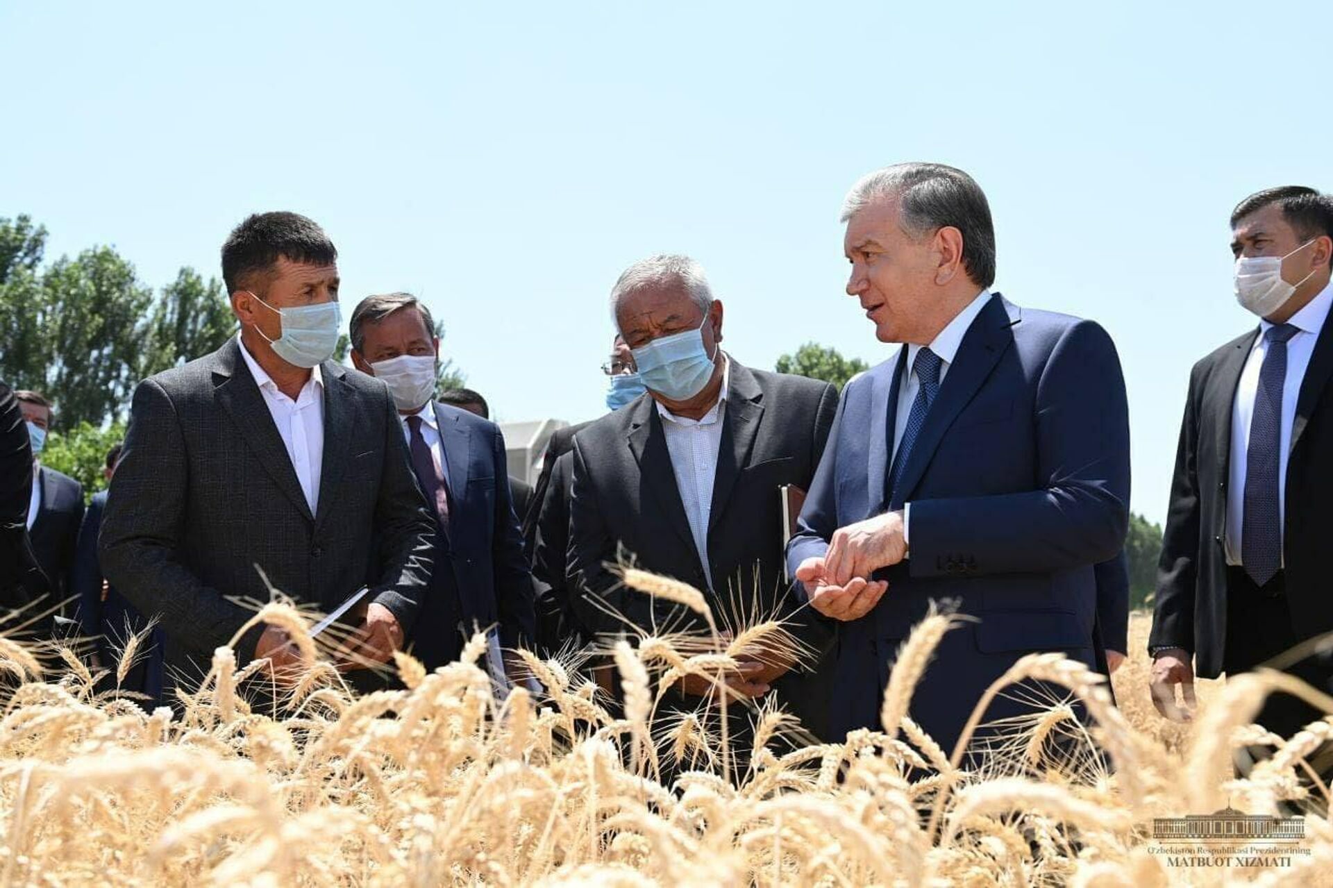 Президент Узбекистана посетил фермерское хозяйство Рустамжон замин ривожи в Избасканском районе - Sputnik Узбекистан, 1920, 17.06.2021