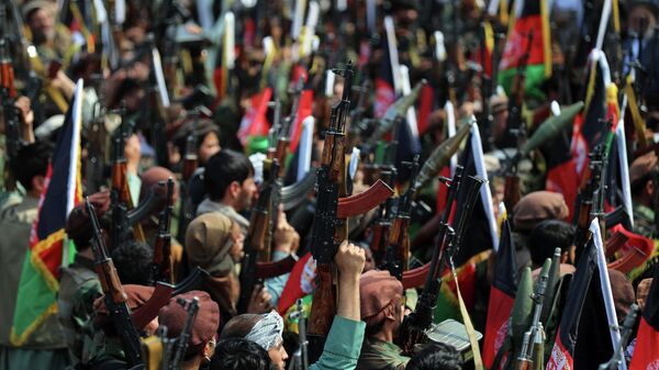 Афганские ополченцы в Кабуле, 23 июня 2021 года - Sputnik Узбекистан