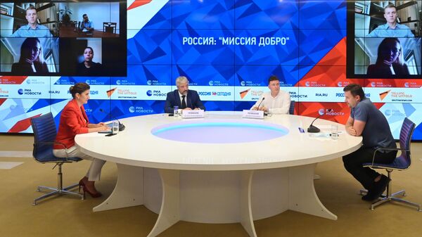 Онлайн-конференция на тему: Россия: Миссия Добро - Sputnik Узбекистан