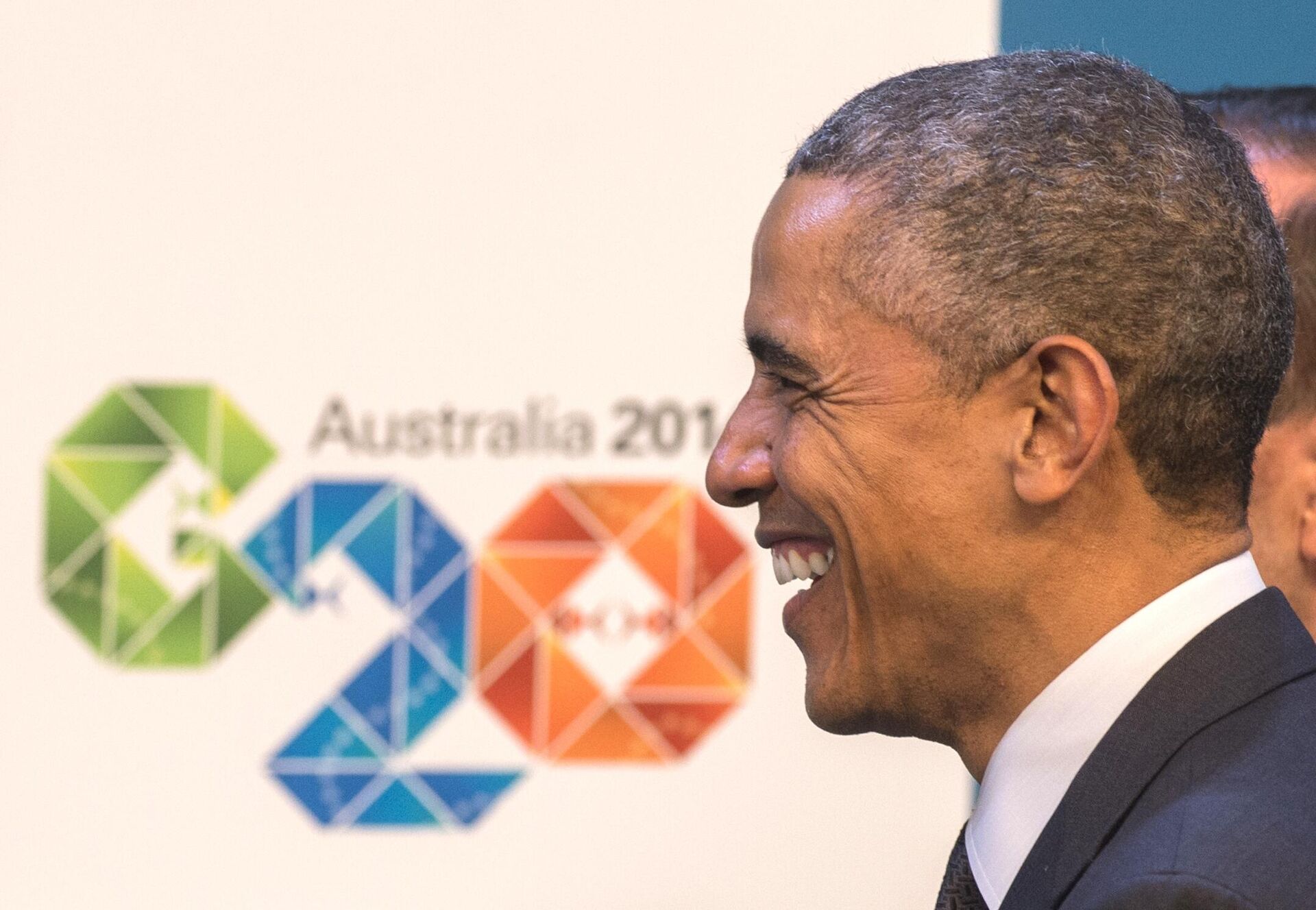 15 ноября 2014 год. Президент США Барак Обама перед началом саммита G-20 - Sputnik Узбекистан, 1920, 22.07.2021