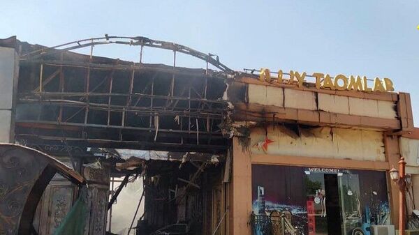 Спасатели ликвидировали пожар в столичном кафе - Sputnik Узбекистан