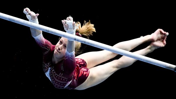 Российская гимнастка Виктория Листунова - Sputnik Ўзбекистон
