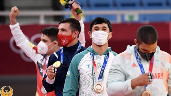 Давлат Бобонов завоевал первую медаль сборной Узбекистана по дзюдо на Олимпийских играх Токио-2020 - Sputnik Ўзбекистон