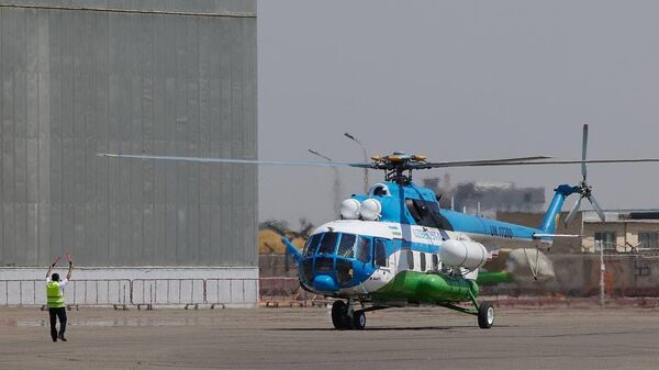 Uzbekistan Helicopters провел презентацию вертолетов Airbus H125 и Ми-8МТВ - Sputnik Узбекистан