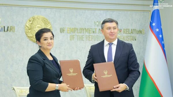 Podpisan Memorandum o sotrudnichestve mejdu institutami truda Tadjikistana i Uzbekistana - Sputnik O‘zbekiston