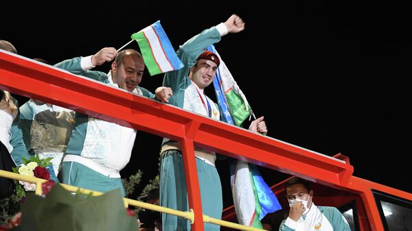 Vstrecha olimpiyskoy sbornoy Uzbekistana v Tashkente posle Igr v Tokio - Sputnik O‘zbekiston
