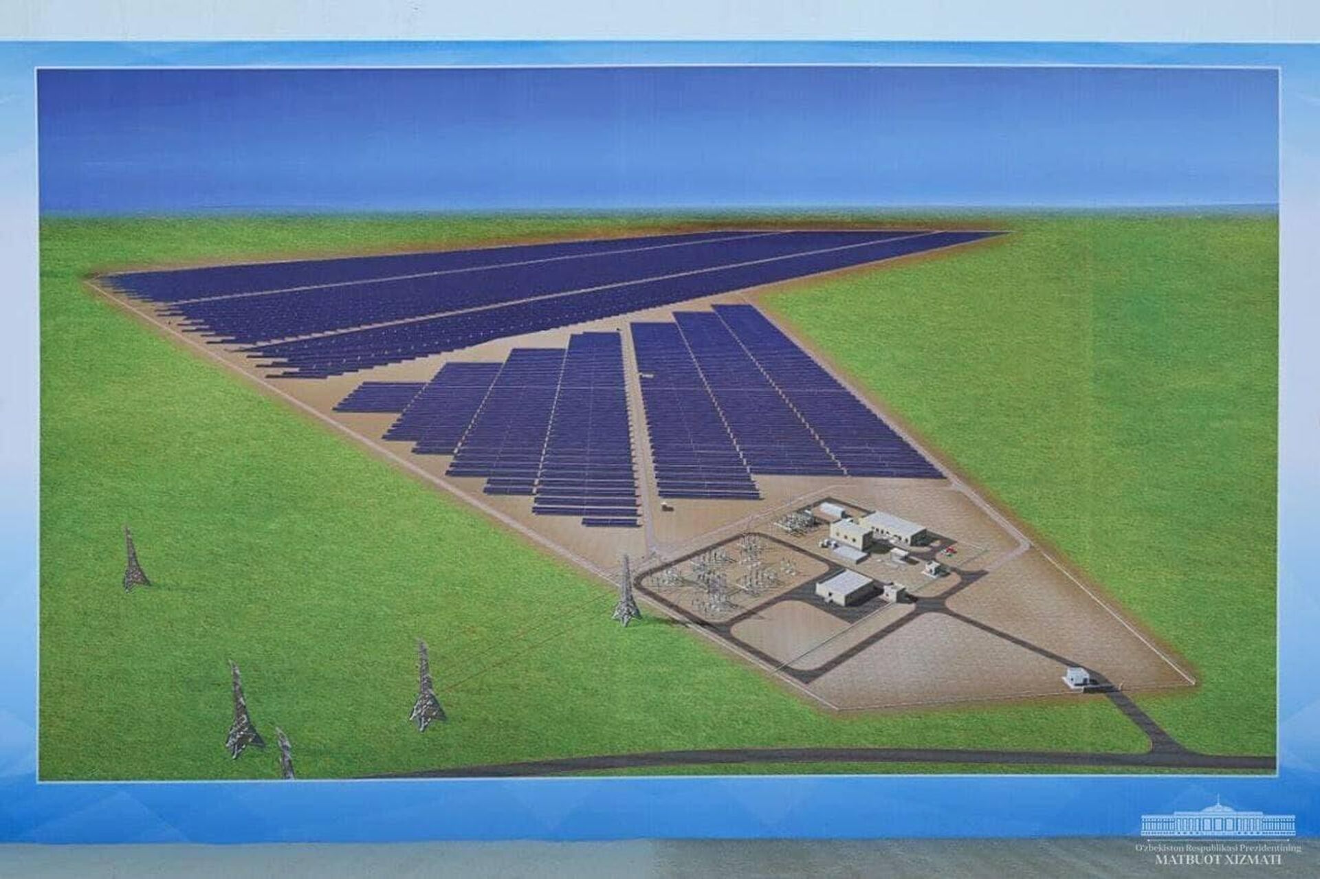 Солнечная электростанция в Навойиской области - Sputnik Узбекистан, 1920, 27.08.2021