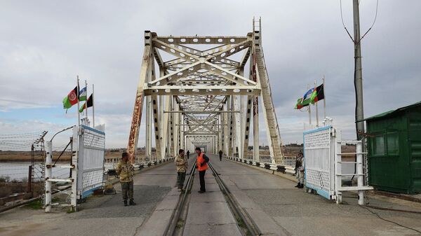 Мост через границу между Узбекистаном и Афганистаном  - Sputnik Ўзбекистон