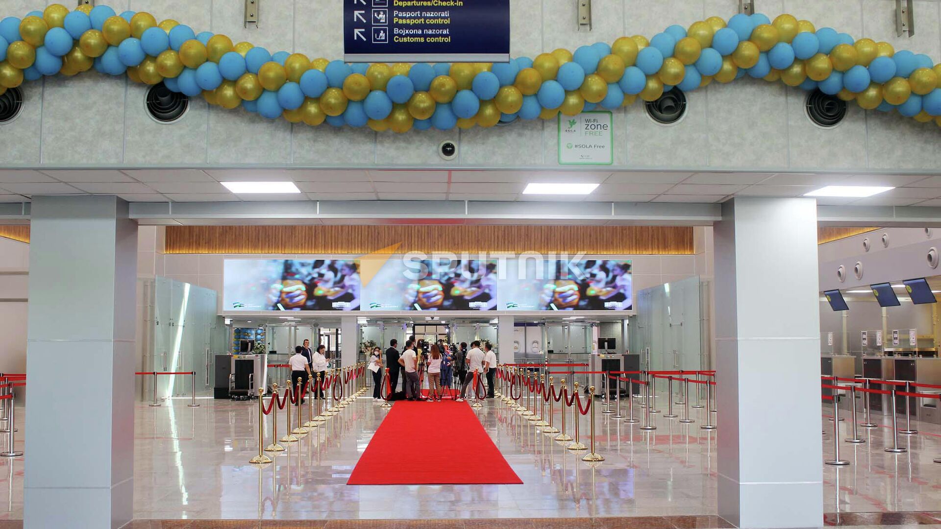 В аэропорту Ташкента открылся новый зал вылета - Sputnik Узбекистан, 1920, 03.09.2021