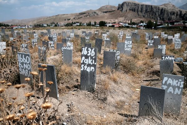 Кладбище беженцев на границе Турции и Ирана. - Sputnik Узбекистан