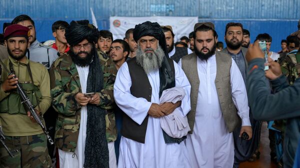 Vo vremya vizita direktora Talibana po fizicheskomu vospitaniyu i sportu Bashira Axmada Rustamzaya v sportzal v Kabule - Sputnik O‘zbekiston