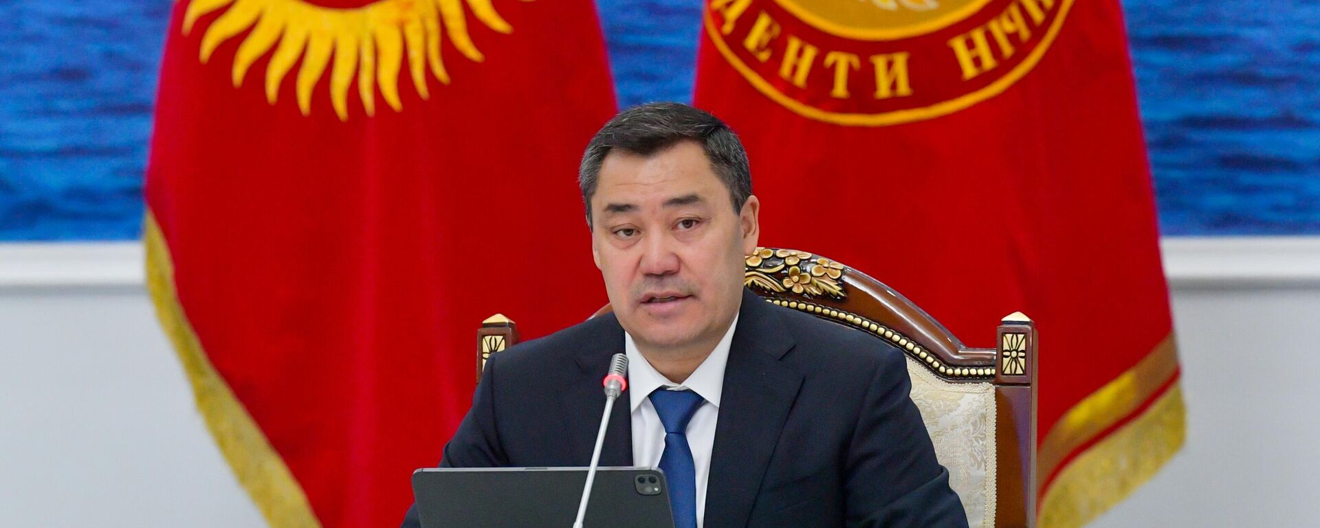 Prezident Kirgizii Sadir Japarov  - Sputnik O‘zbekiston, 1920, 16.09.2021