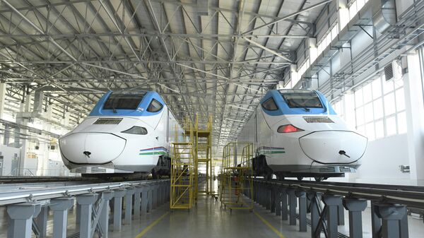 Узбекистан закупил новый поезд Afrosiyob - Sputnik Узбекистан