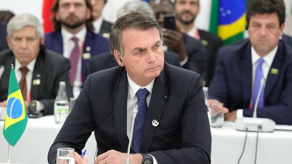 Президент Бразилии Жаир Болсонару - Sputnik Ўзбекистон