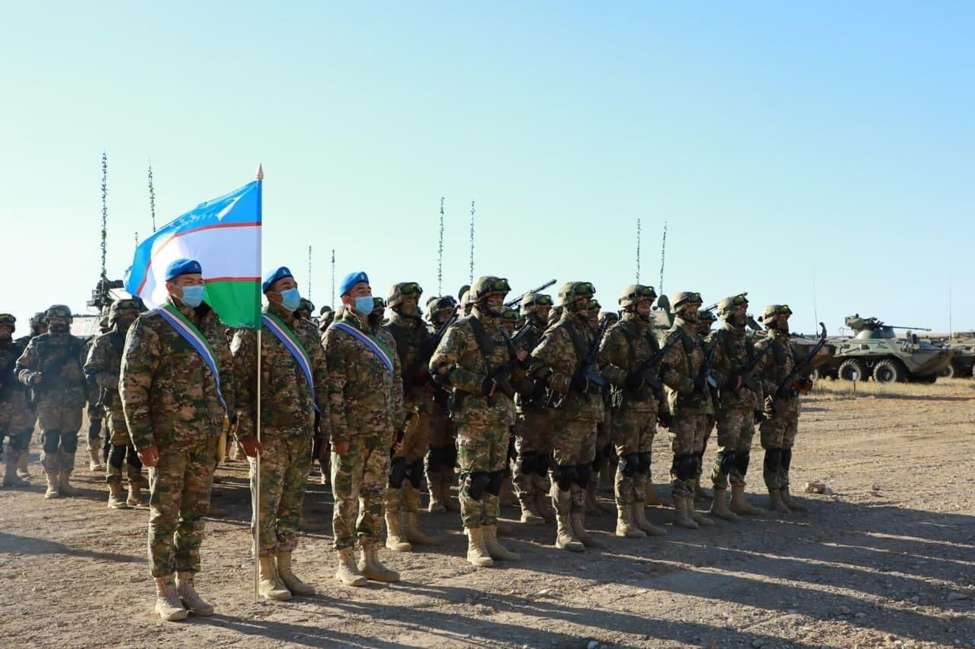 Узбекские военные на учения Мирная миссия-2021 - Sputnik Ўзбекистон, 1920, 23.09.2021