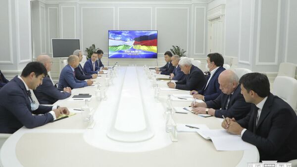 Встреча хокима Ташкента с представителями немецкой компании Siemens - Sputnik Узбекистан