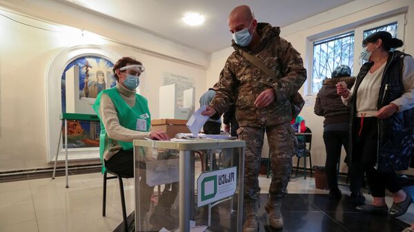  Голосование на выборах в органы местного самоуправления в Грузии  - Sputnik Узбекистан