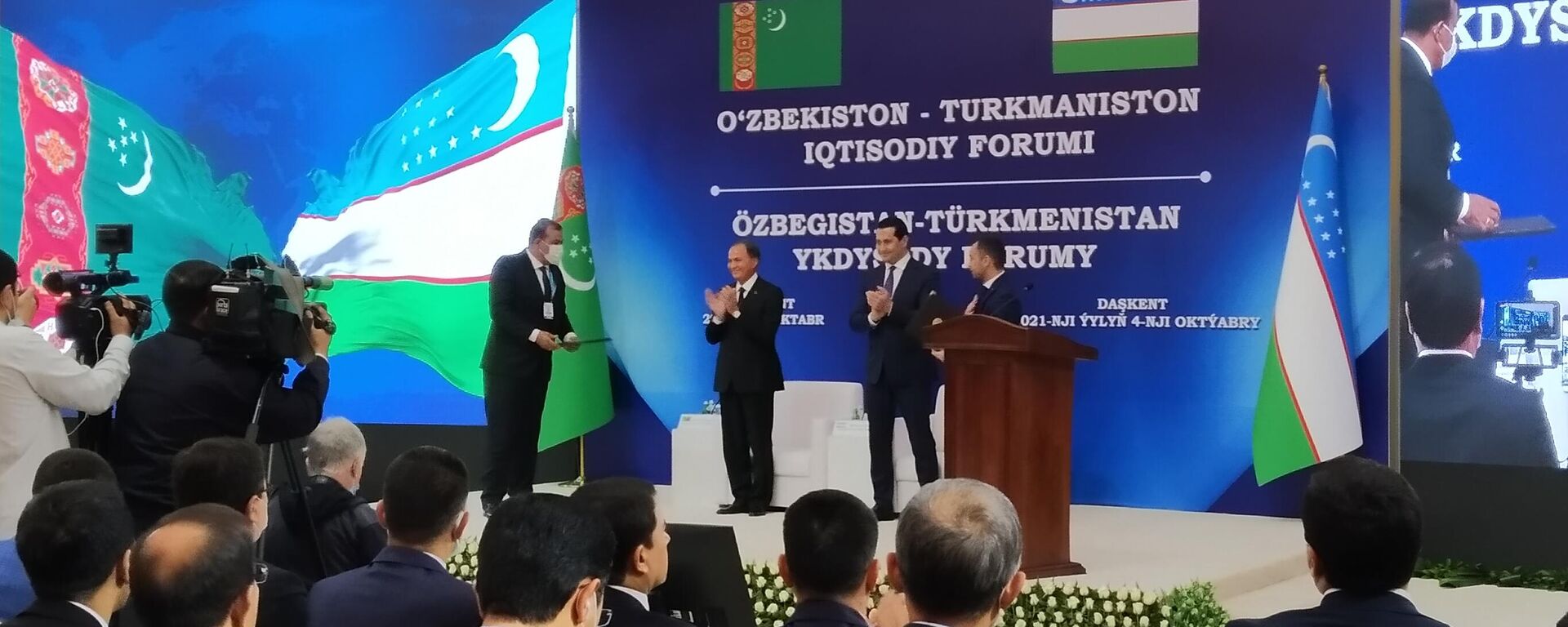 Uzbeksko-turkmenskiy forum v Tashkente - Sputnik Oʻzbekiston, 1920, 04.10.2021