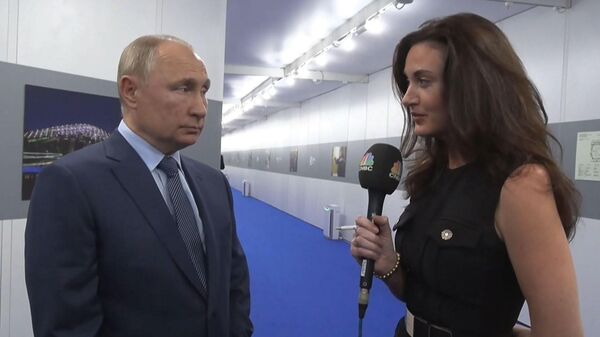 Владимир Путин ответил на вопросы CNBC: о чем спросили лидера РФ  - Sputnik Ўзбекистон