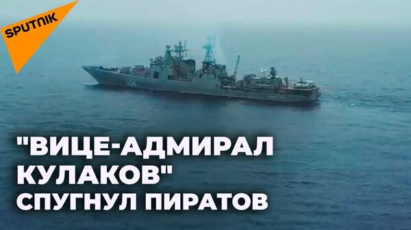На абордаж! Российские моряки спасли от пиратов панамский контейнеровоз - Sputnik Узбекистан