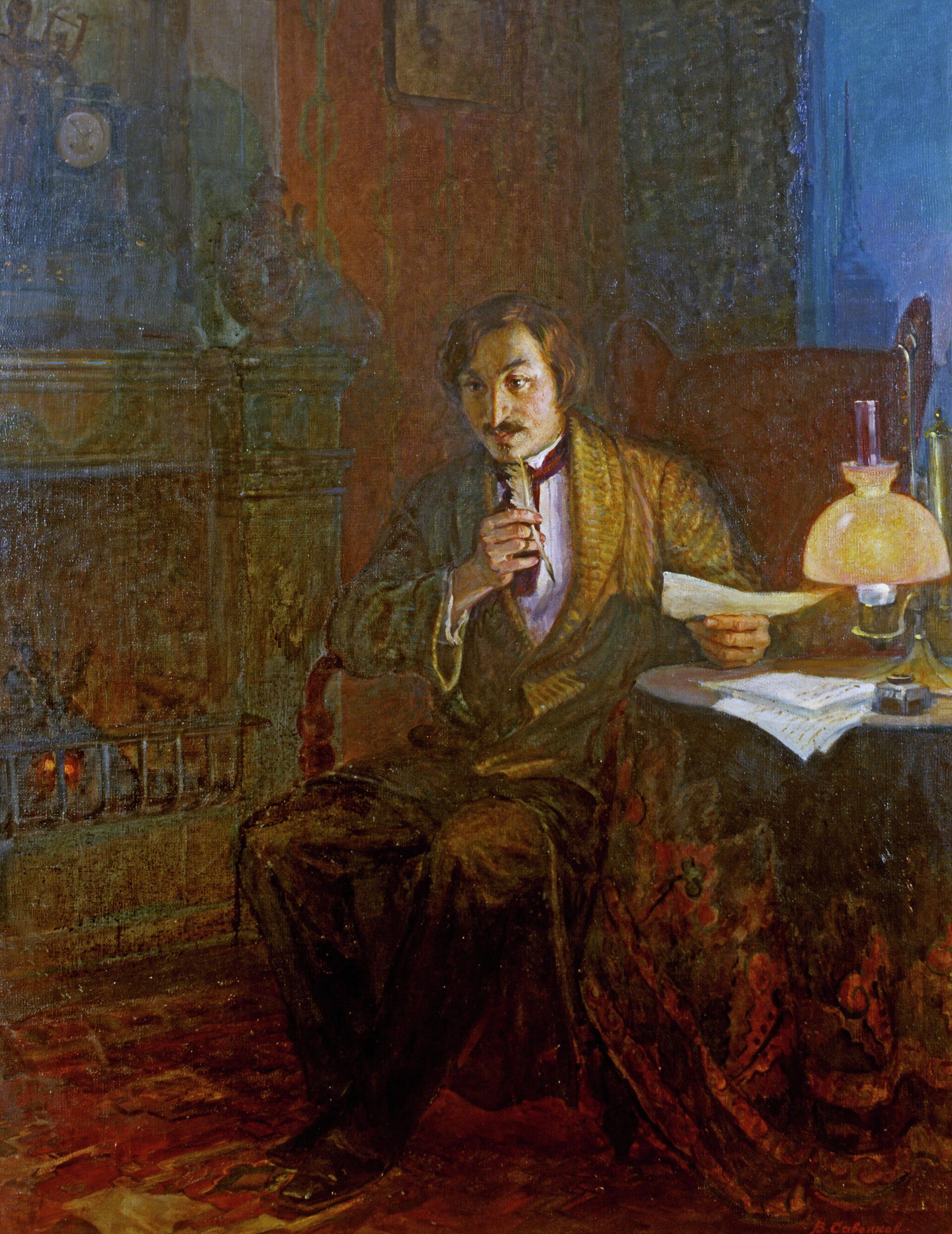 Portret pisatelya N.V.Gogolya - Sputnik O‘zbekiston, 1920, 12.11.2021