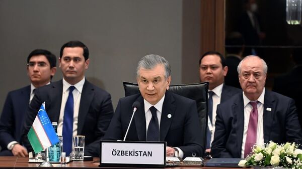 Шавкат Мирзиёев на  VIII саммите Тюркского совета в Стамбуле - Sputnik Узбекистан