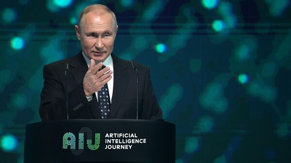 Президент РФ В. Путин принял участие в международной конференции Artificial Intelligence Journey 2021 - Sputnik Узбекистан