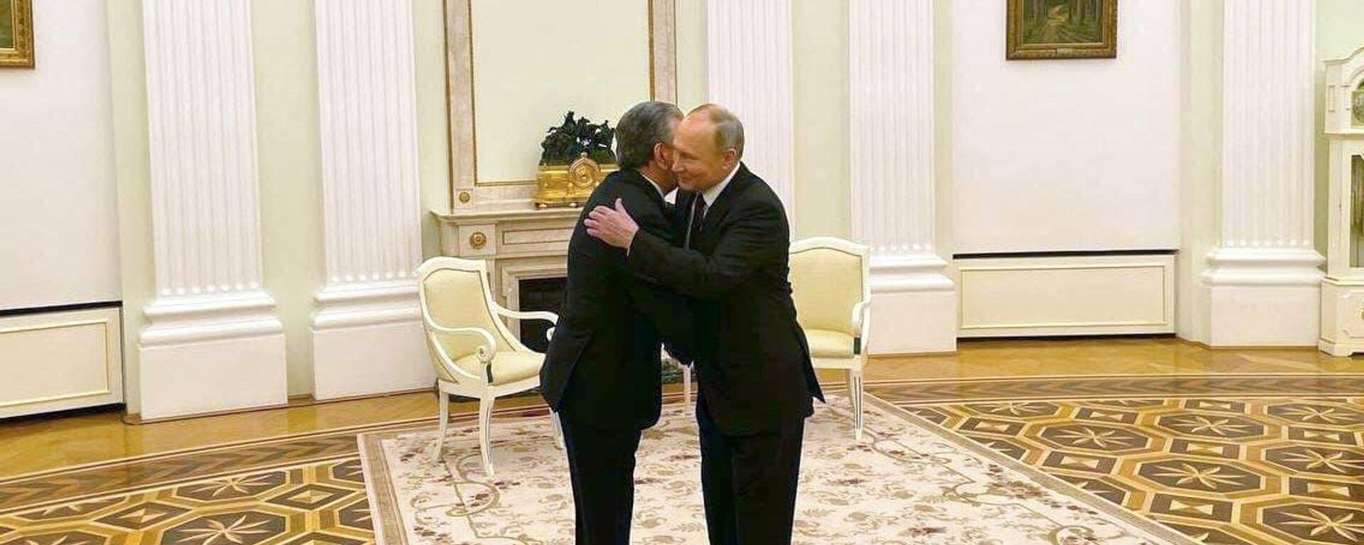 Vstrecha prezidenta Uzbekistana Shavkata Mirziyoyeva s prezidentom RF Vladimirom Putinim - Sputnik O‘zbekiston, 1920, 19.11.2021