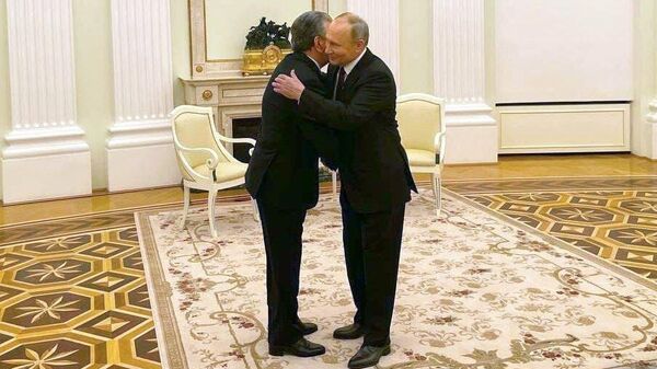 Встреча президента Узбекистана Шавката Мирзиёева с президентом РФ Владимиром Путиным - Sputnik Ўзбекистон
