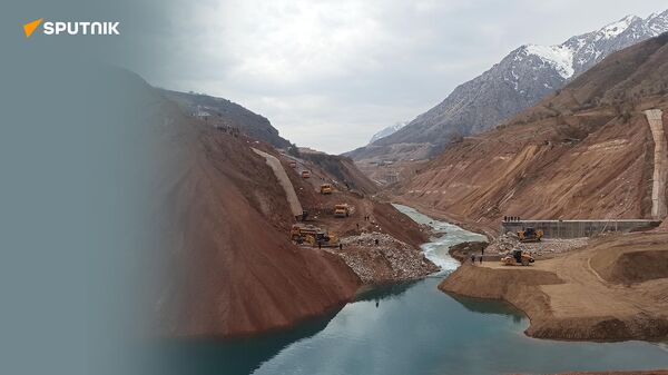 В Узбекистане перекрыли реку для строительства новой ГЭС - Sputnik Ўзбекистон